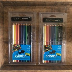 PRISMACOLOR scholar colored pencils 12 count x2